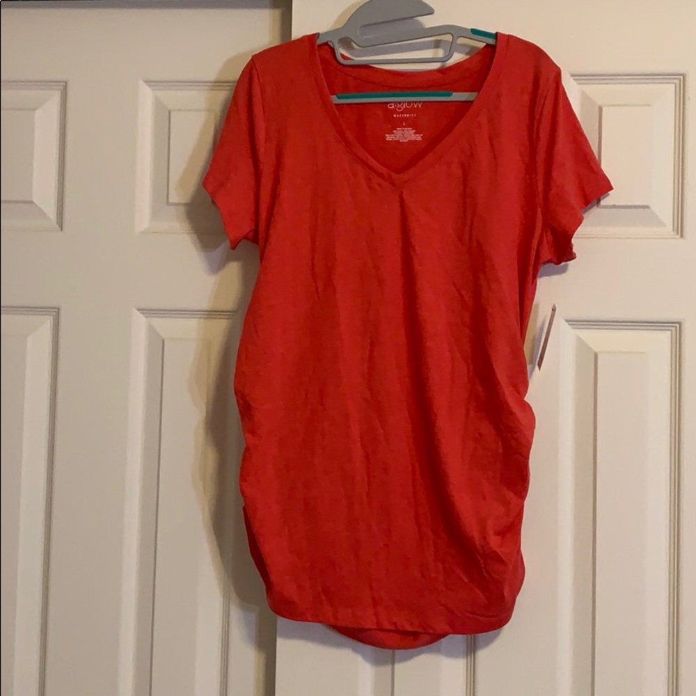 Aglow maternity shirt